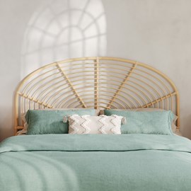 Tête de lit en rotin naturel 160 cm - séléna
