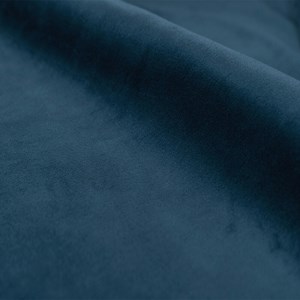 Ensemble canapé et fauteuil en velours bleu 3 places - mona