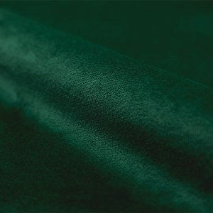 Table et chaises 4 personnes en velours vert et bois - liwa