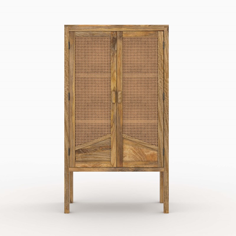 Ensemble commode et armoire en bois - tiki