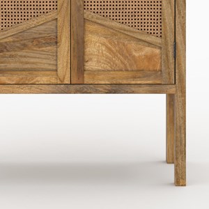 Ensemble commode et armoire en bois - tiki