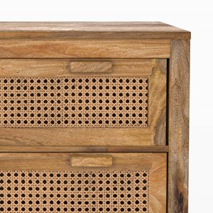 Ensemble commode et armoire en bois - tiki