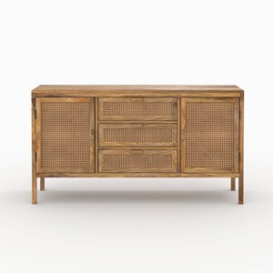 Ensemble buffet et meuble tv en bois - tiki