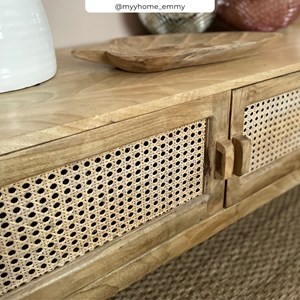 Ensemble buffet et meuble tv en bois - tiki