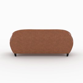 Ensemble canapé et fauteuil camel 4 places - club