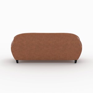 Ensemble canapé et fauteuil camel 4 places - club