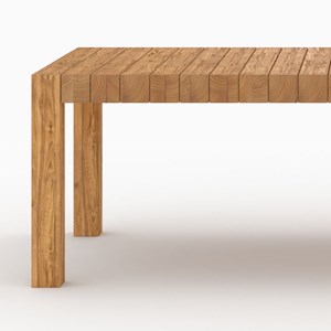 Table et chaises de jardin 8 personnes en bois - zia