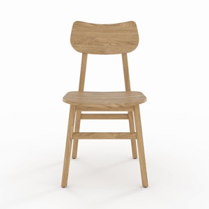 Lot de 2 chaises en bois massif de mindi - kawi