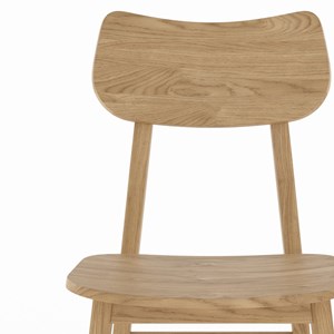 Lot de 2 chaises en bois massif de mindi - kawi