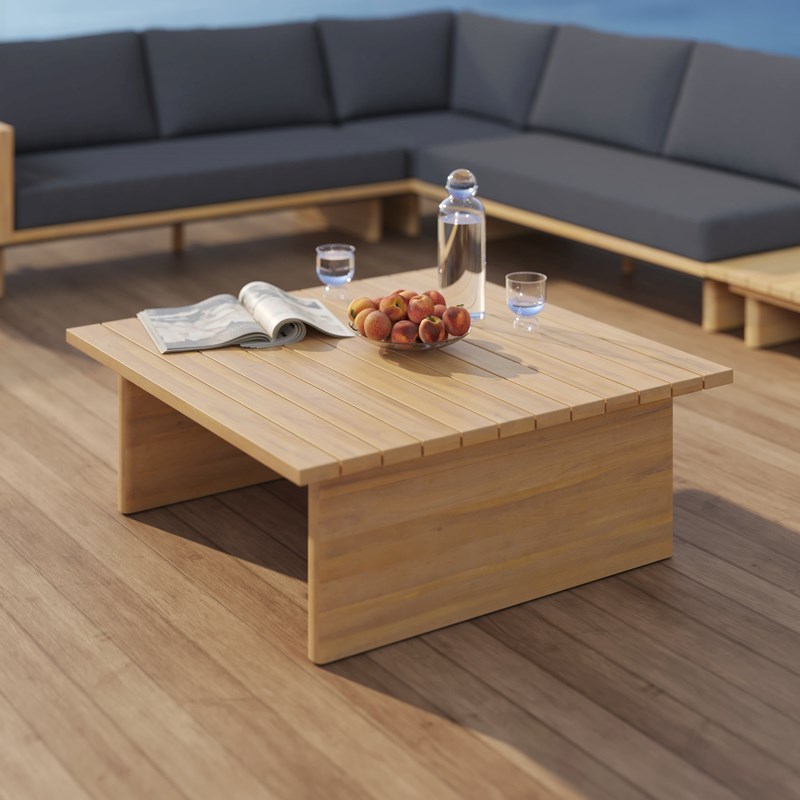 Table basse de jardin en bois d'acacia - seya