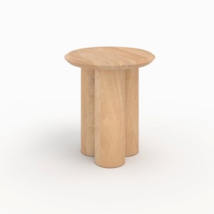 Table d'appoint en bois de manguier d40 cm - sacha