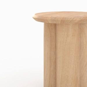 Table d'appoint en bois de manguier d40 cm - sacha