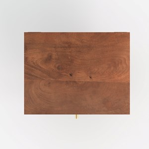 Table de chevet suspendue en bois de manguier - oréa