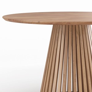 Table ronde en bois d'acacia 4 personnes - képès