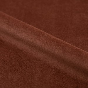 Fauteuil pivotant en velours rouge rouge brique - ysé