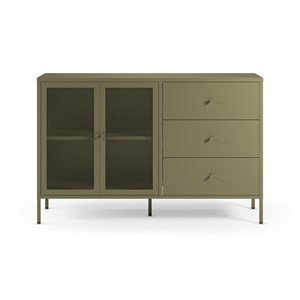 Buffet en metal vert kaki - latem