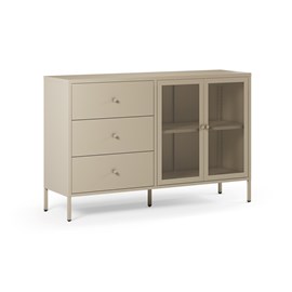 Buffet en metal beige - latem