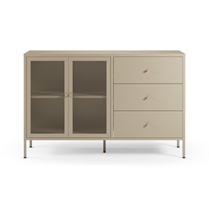 Buffet en metal beige - latem