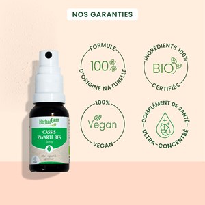 Herbalgem - bourgeon de cassis - format spray - bio