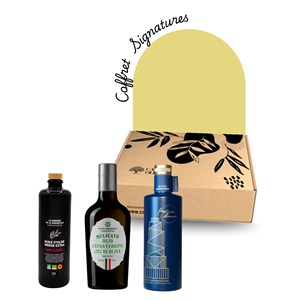 Coffret “signature” – 3 huiles d’olive emblématiques