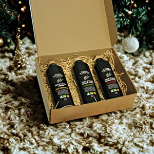 Coffret “100 % français” –  3 huiles d'olive: mûr, noir et vert