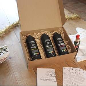 Coffret “100 % français” –  3 huiles d'olive: mûr, noir et vert