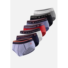 Lot de 7 slips en coton  - multicolore