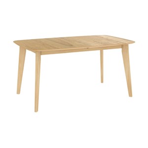 Table 4&nbsp;6 personnes extensible en bois clair 150&nbsp;180 cm - oman