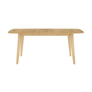 Table 4&nbsp;6 personnes extensible en bois clair 150&nbsp;180 cm - oman