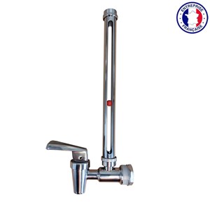 Robinet indicateur de niveau pour purificateur d'eau vert et bleu