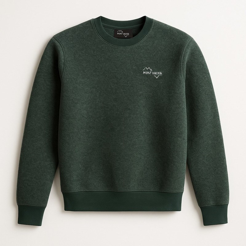 Sweat mixte montaigu vert forêt