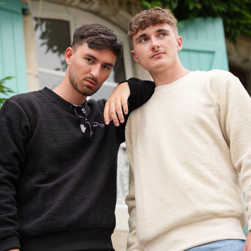 Sweat mixte montaigu ecru
