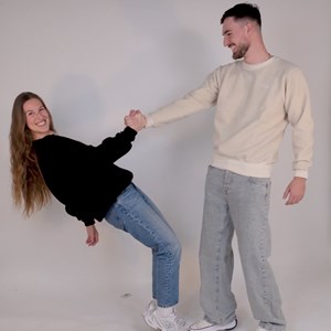 Sweat mixte montaigu ecru M