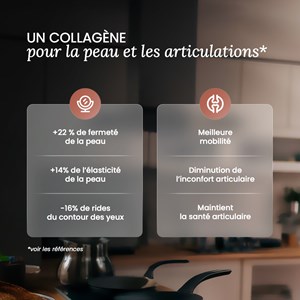Collagène marin types 1, 2 & 3 - poudre goût cacao - 1 mois