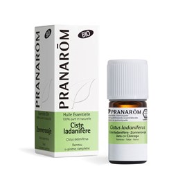 Pranarom - huile essentielle de ciste ladanifère - bio - 5 ml