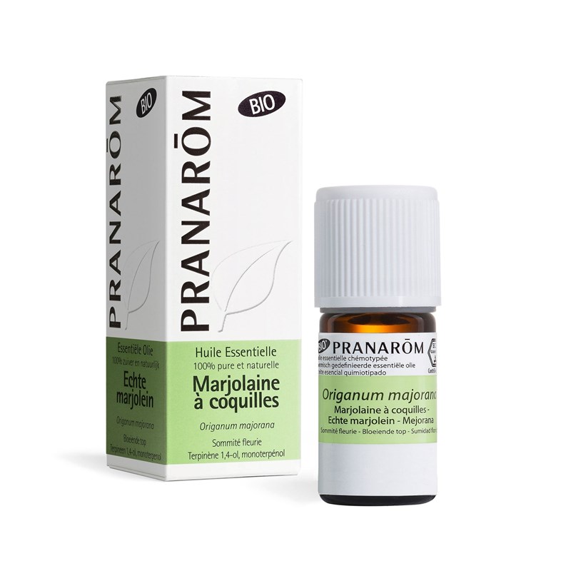 Pranarom - huile essentielle de marjolaine à coquilles - bio