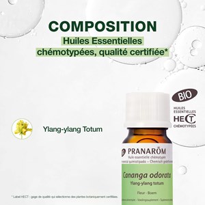 Pranarom - huile essentielle d'ylang-ylang totum - bio