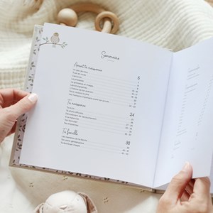 Livre souvenirs de bébé première année