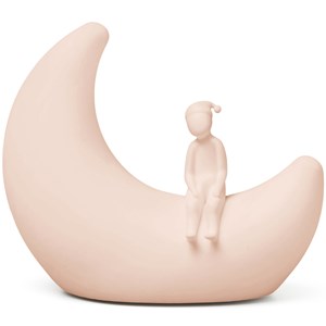 Veilleuse clair de lune blanc antique