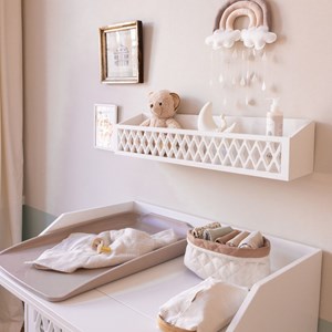 Veilleuse clair de lune blanc antique