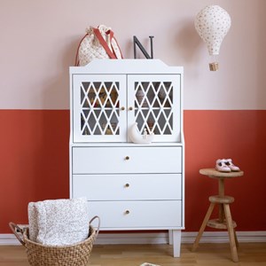 Veilleuse clair de lune blanc antique