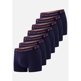 Lot de 7 boxers bleu marine en coton