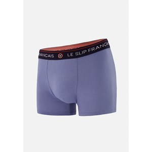 Boxer bleu en coton S
