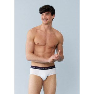 Slip blanc en coton L