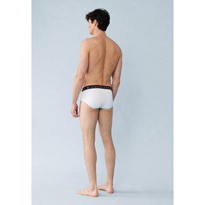 Slip blanc en coton L