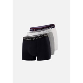 Lot de 3 boxers en coton  - gris