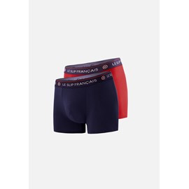Lot de 2 boxers en coton  - bleu marine