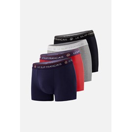 Lot de 4 boxers en coton  - multicolore