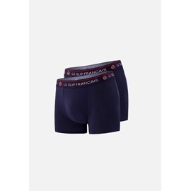 Lot de 2 boxers bleu marine en coton
