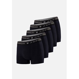 Lot de 5 boxers noir en coton